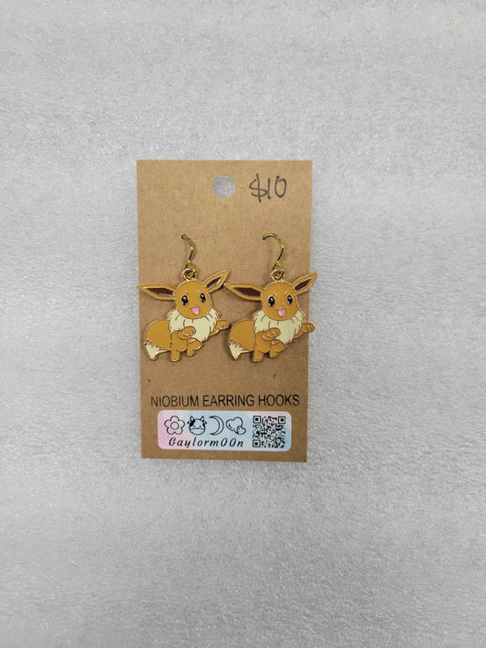 Eevee earrings