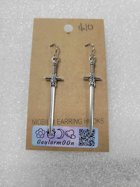 Swords earrings