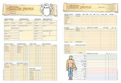 Power Rangers Roleplaying Game Fillable PDF Character Sheet