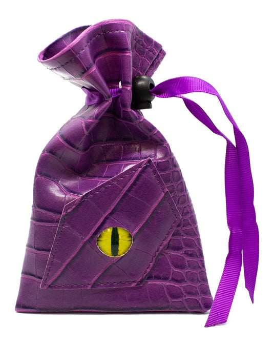 Dragon Eye RPG D&D Dice Bag: Purple Dragon