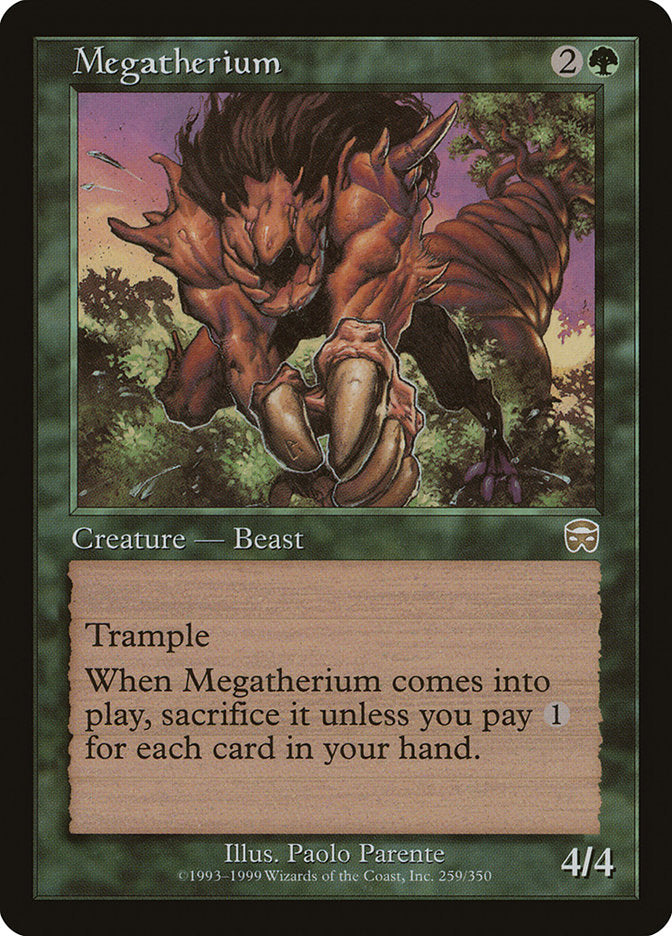 Megatherium (259) [Mercadian Masques]
