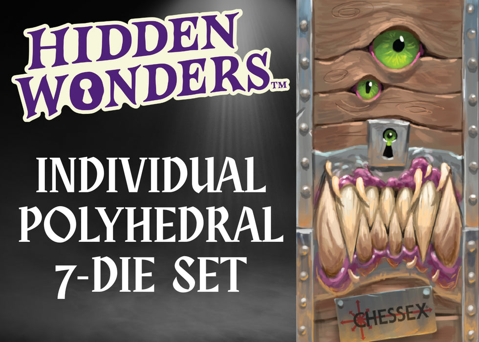 Hidden Wonders Assorted 7-Die Polyhedral Sets