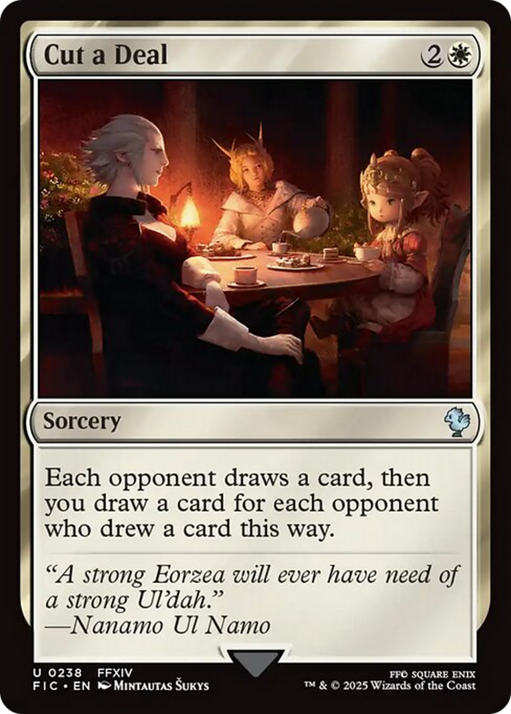 Cut a Deal (238) [Commander: FINAL FANTASY]