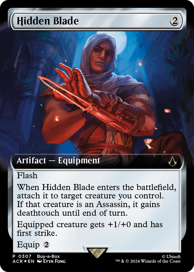 Hidden Blade (Extended Art) (307) [Buy-A-Box Promos]