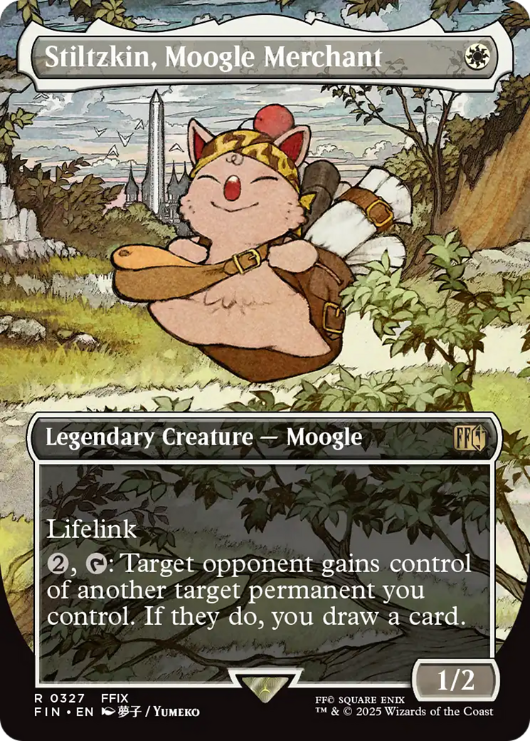 Stiltzkin, Moogle Merchant (Borderless) (327) [FINAL FANTASY]