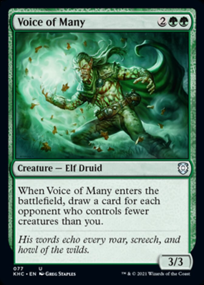 Voice of Many (77) [Commander: Kaldheim]