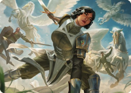 Resolute Reinforcements Art Card (13) [Art Series: Dominaria United]