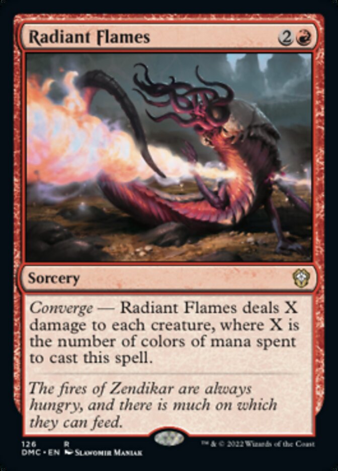 Radiant Flames (126) [Commander: Dominaria United]