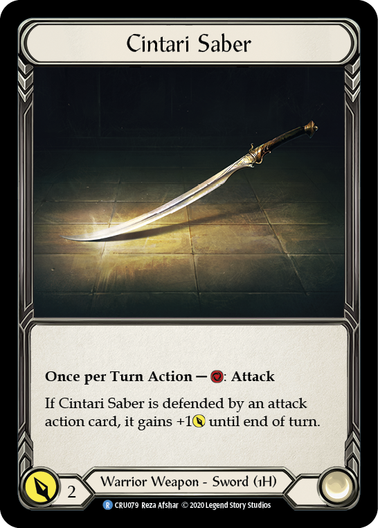 Cintari Saber (CRU079) [Crucible of War]