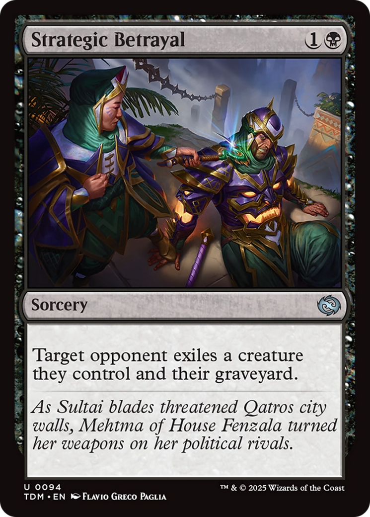 Strategic Betrayal (94) [Tarkir: Dragonstorm]