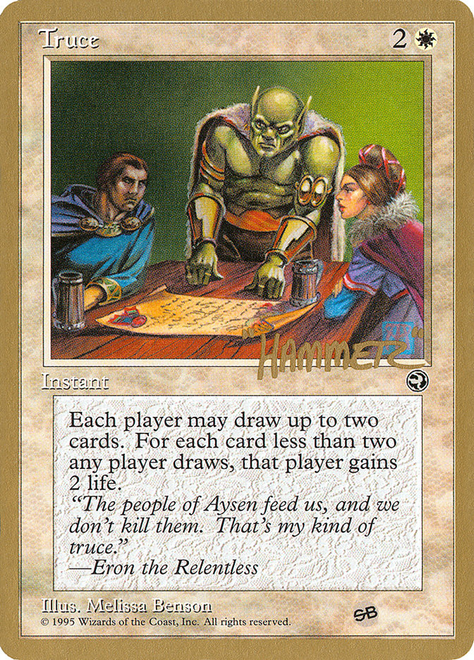 Truce - 1996 Shawn "Hammer" Regnier (HML) (SB) [World Championship Decks]