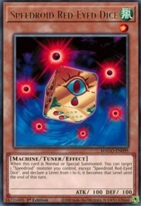 Speedroid Red-Eyed Dice (MAGO-EN099) [Maximum Gold]