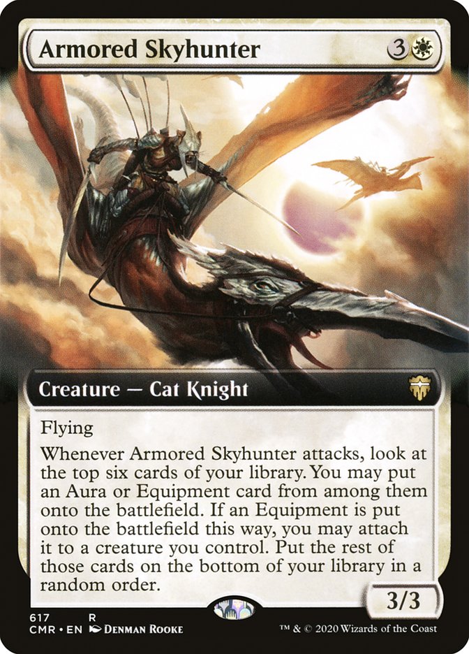 Armored Skyhunter (Extended Art) (617) [Commander Legends]