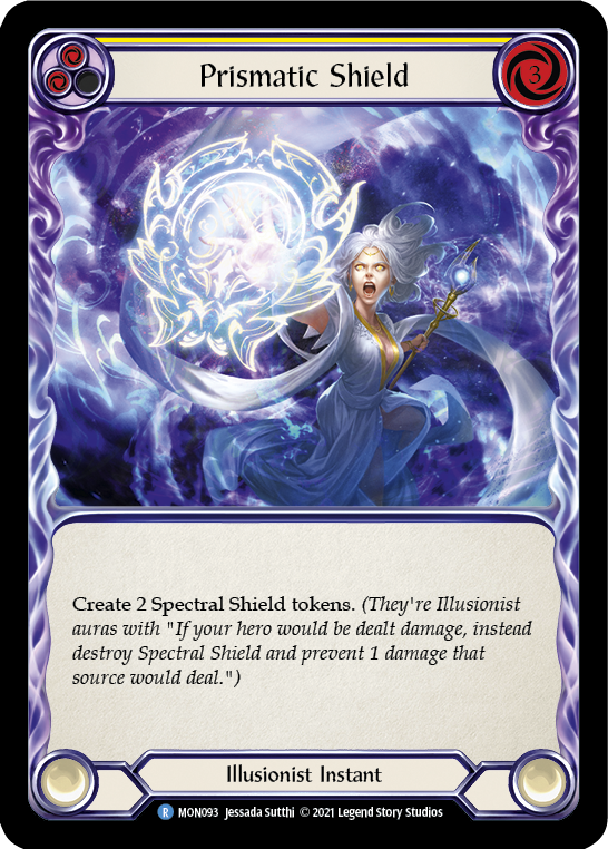 Prismatic Shield (Yellow) (MON093) [Monarch]