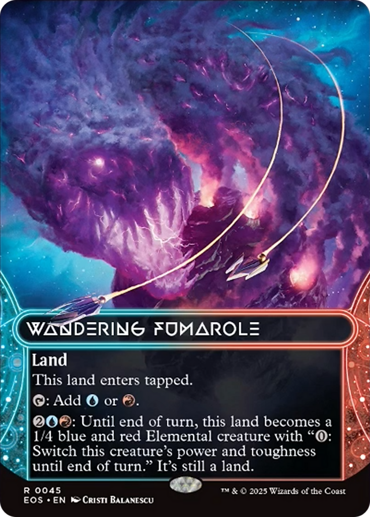 Wandering Fumarole (0045) (Borderless) (45) [Edge of Eternities: Stellar Sights]