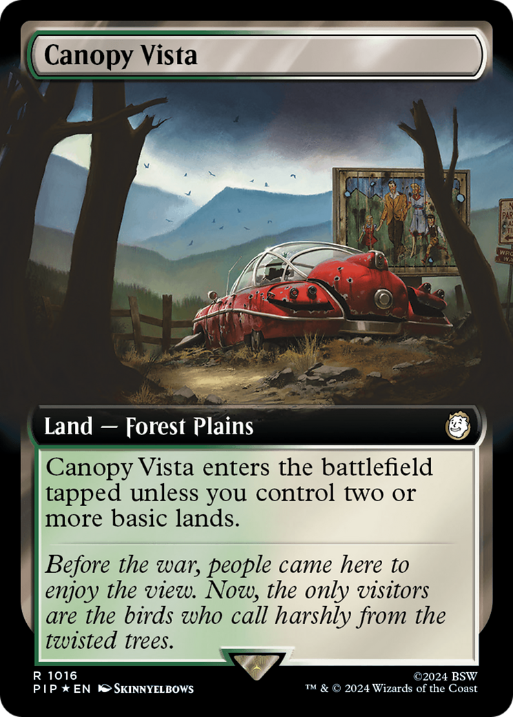 Canopy Vista (Extended Art) (Surge Foil) (1016) [Universes Beyond: Fallout]