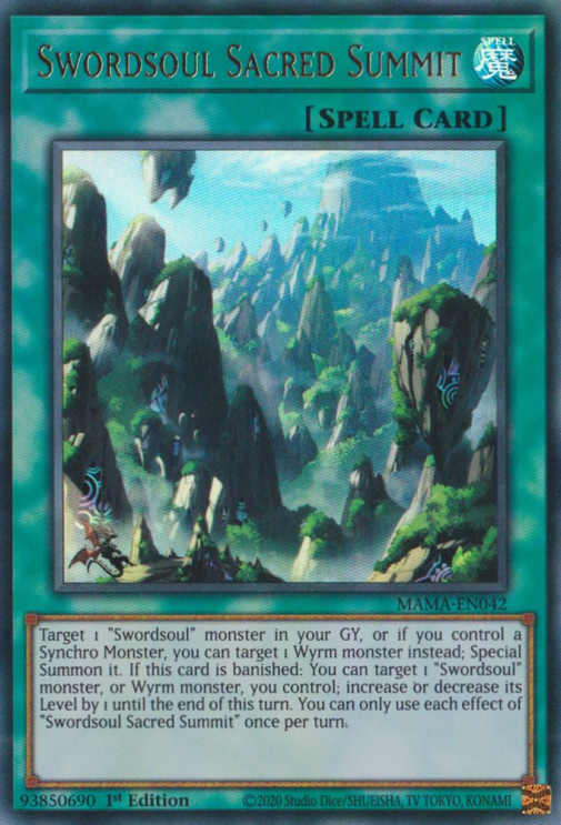 Swordsoul Sacred Summit (MAMA-EN042) [Magnificent Mavens]