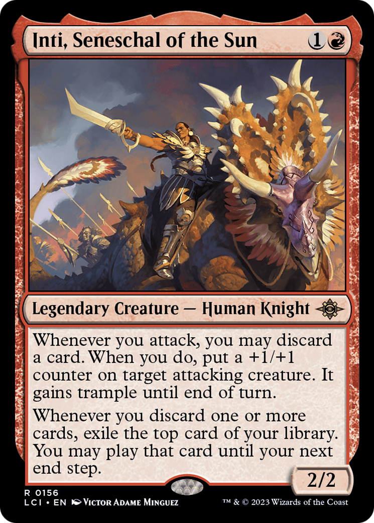 Inti, Seneschal of the Sun (156) [The Lost Caverns of Ixalan]