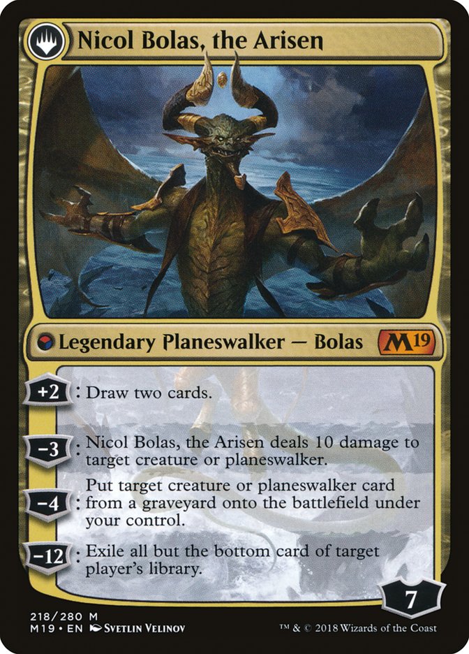 Nicol Bolas, the Ravager (218) [Core Set 2019]