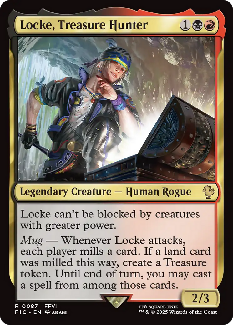 Locke, Treasure Hunter (87) [Commander: FINAL FANTASY]