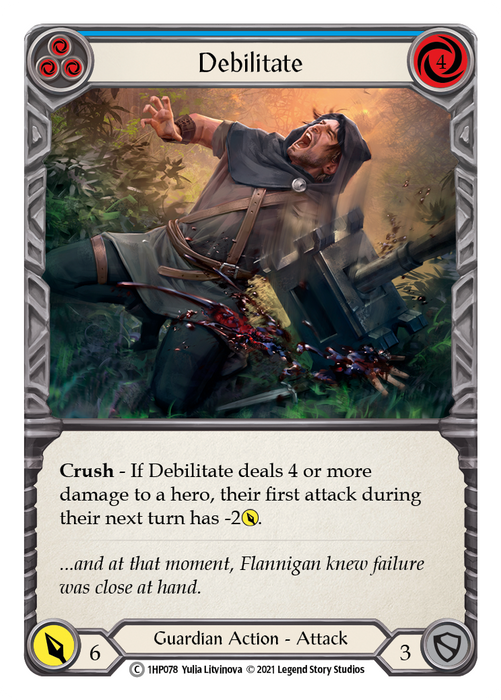 Debilitate (Blue) [1HP078] (History Pack 1)