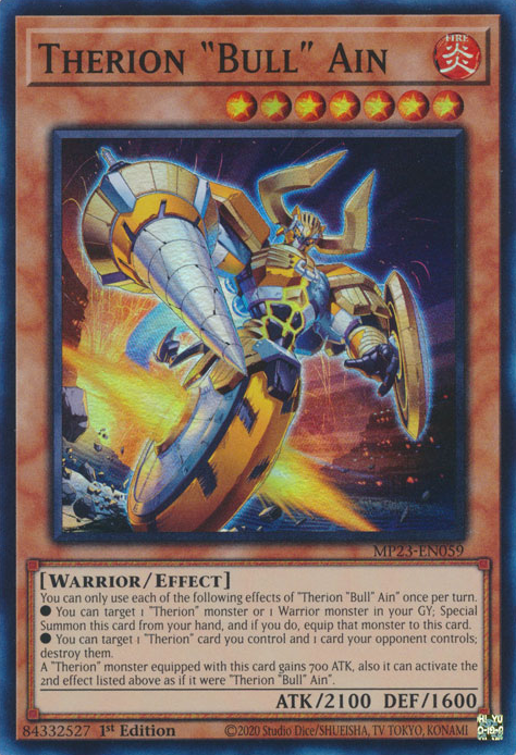Therion "Bull" Ain (MP23-EN059) [25th Anniversary Tin: Dueling Heroes Mega Pack]