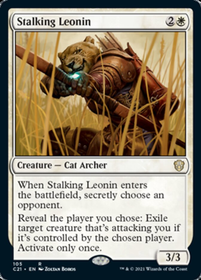 Stalking Leonin (105) [Commander 2021]