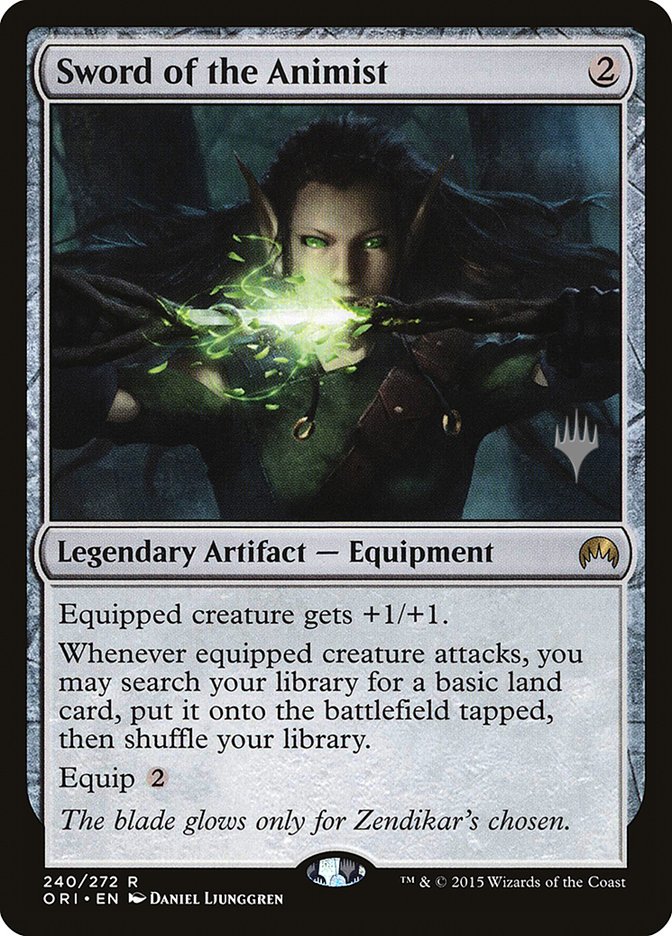 Sword of the Animist (240) [Promo Pack: Theros Beyond Death]