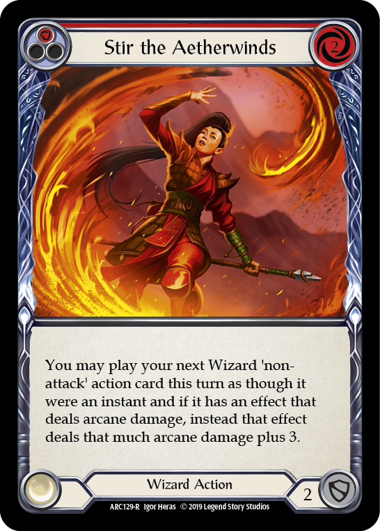 Stir the Aetherwinds (Red) (ARC129) [Arcane Rising]