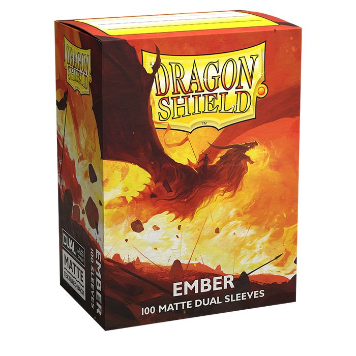 Dragon Shield: Standard 100ct Sleeves - Ember (Dual Matte)