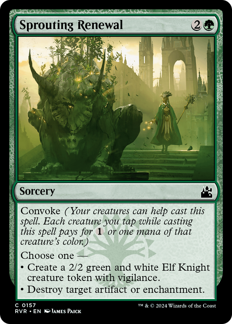 Sprouting Renewal (157) [Ravnica Remastered]