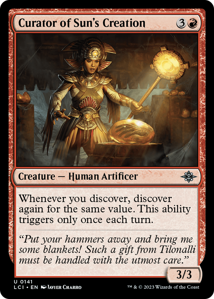Curator of Sun's Creation (141) [The Lost Caverns of Ixalan]
