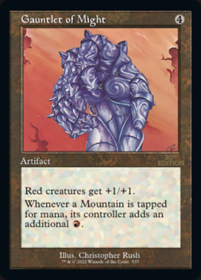 Gauntlet of Might (Retro Frame) (537) [30th Anniversary Edition]