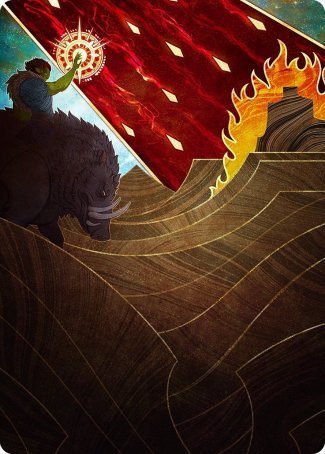 Stone Rain Art Card (77) [Art Series: Strixhaven]
