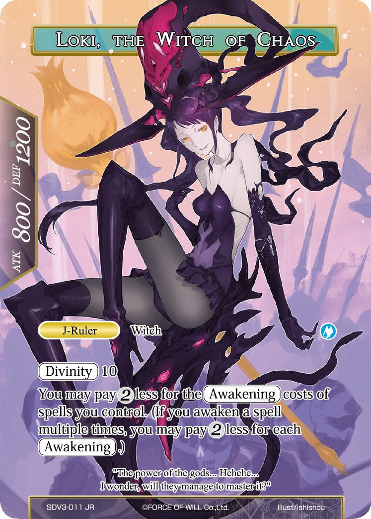 Loki // Loki, the Witch of Chaos (SDV3-011/JR) [Valhalla Cluster Starter Deck]