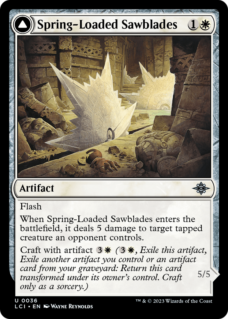 Spring-Loaded Sawblades (36) [The Lost Caverns of Ixalan]