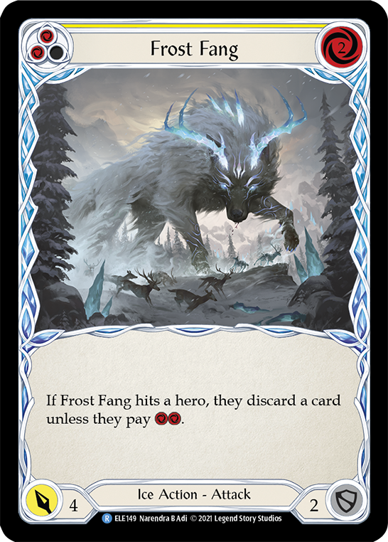 Frost Fang (Yellow) (ELE149) [Tales of Aria]