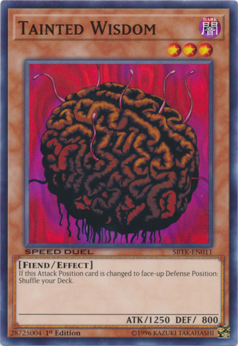 Tainted Wisdom (SBTK-EN011) [Speed Duel: Trials of the Kingdom]