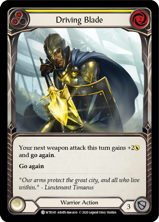 Driving Blade (Yellow) (WTR145) [Welcome to Rathe]