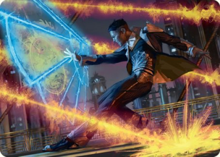 Wingshield Agent Art Card (14) [Art Series: Streets of New Capenna]