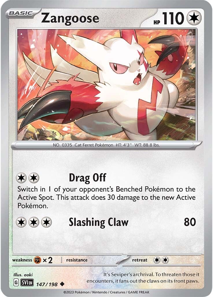 Zangoose (147/198) [SV01: Scarlet & Violet Base Set]