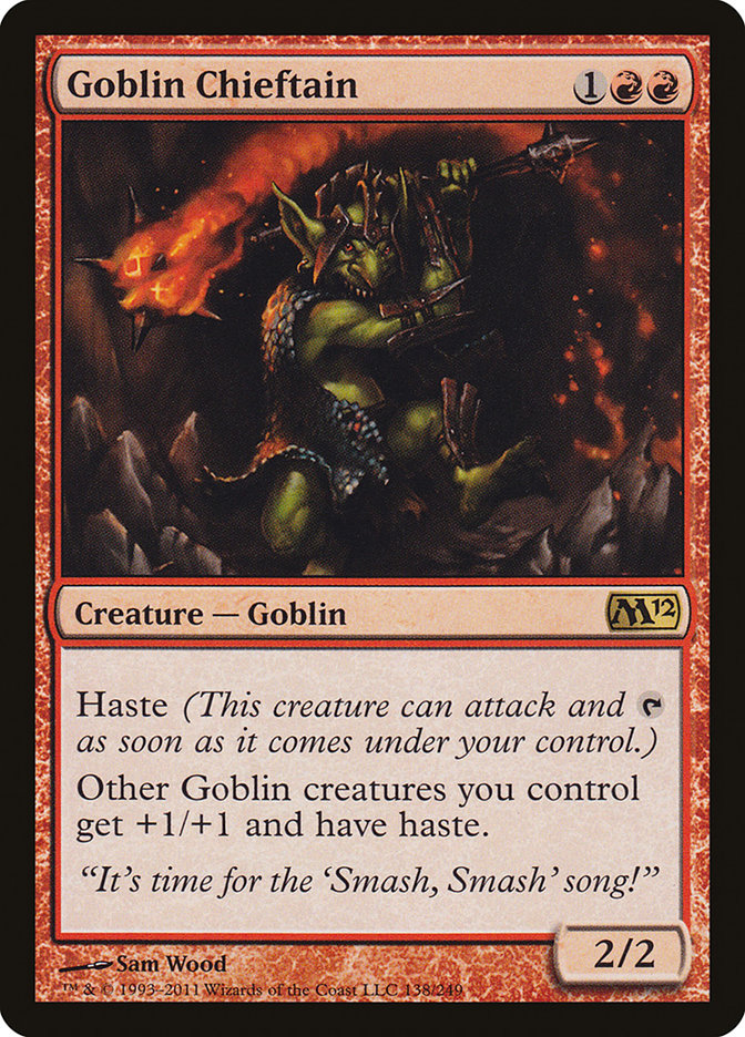 Goblin Chieftain (138) [Magic 2012 (M12)]