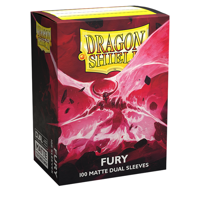 Dragon Shield: Standard 100ct Sleeves - Fury (Dual Matte)