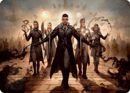 Silverquill Command Art Card (41) [Art Series: Strixhaven]