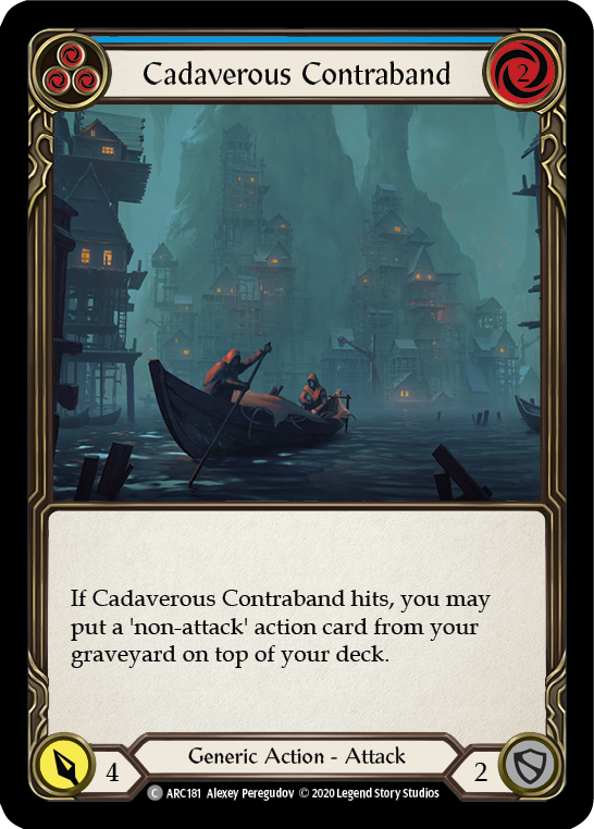 Cadaverous Contraband (Blue) (ARC181) [Arcane Rising]