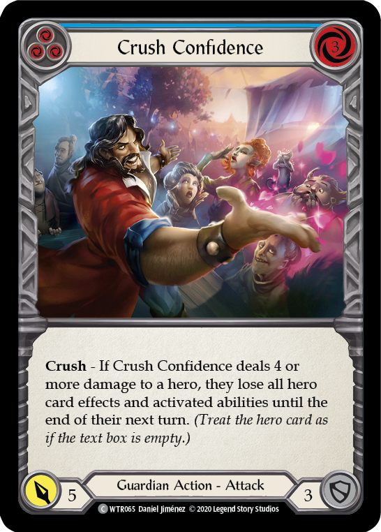 Crush Confidence (Blue) (WTR065) [Welcome to Rathe]