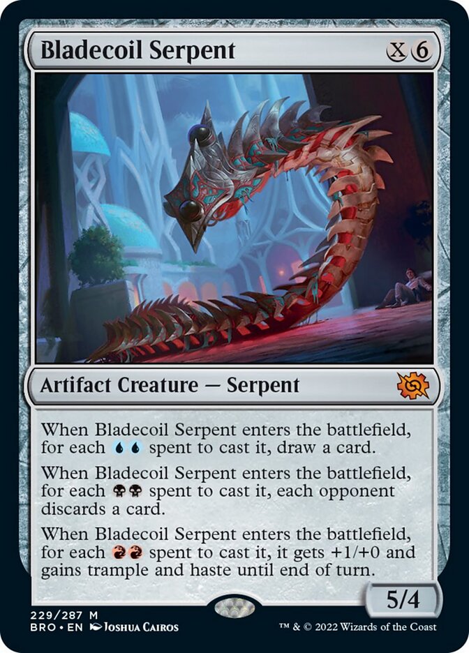 Bladecoil Serpent (229) [The Brothers' War]