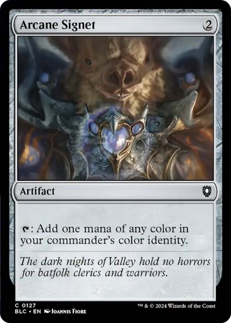Arcane Signet (127) [Commander: Bloomburrow]