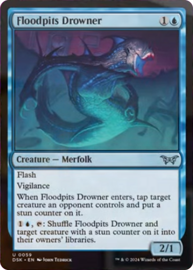 Floodpits Drowner (59) [Duskmourn: House of Horror]