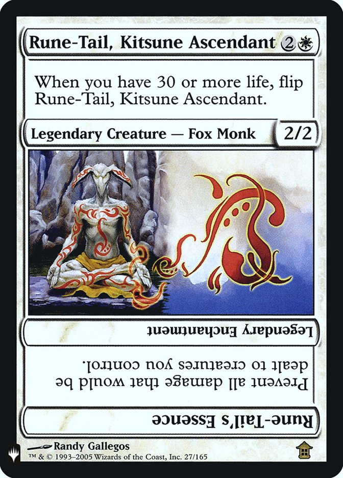 Rune-Tail, Kitsune Ascendant (27) [The List Reprints]